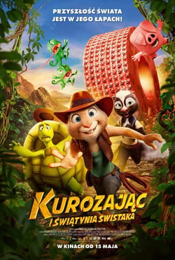 Plakat filmu Kurozając i świątynia Świstaka