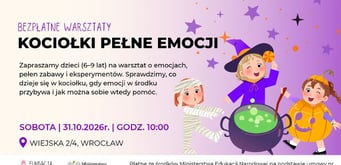 Kociołki pełne emocji! BEZPŁATNE warsztaty dla dzieci (6-9 lat)