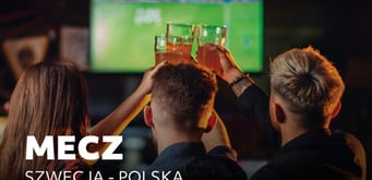 Transmisja meczu Polska - Szwecja w Hard Rock Cafe!