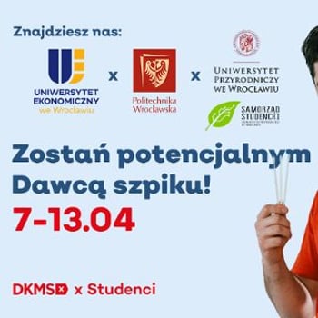 Akcja rejestracji potencjalnych Dawców szpiku na wrocławskich uczelniach!