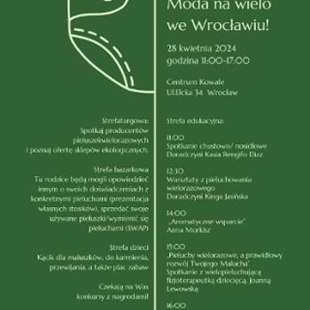 Moda na wielo we Wrocławiu - festiwal rodzinny na Kowalach