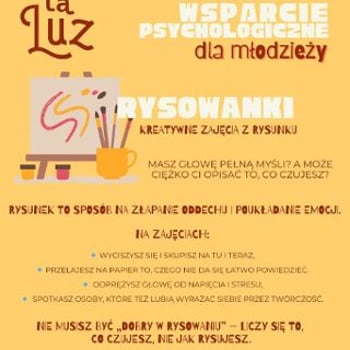 Rysowanki – bezpłatne, relaksacyjne zajęcia z rysunku dla młodzieży