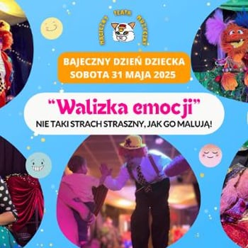 Interaktywny spektakl dla dzieci „Walizka emocji: nie taki strach straszny, jak go malują!”
