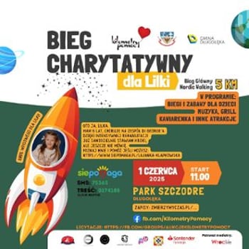 Charytatywny bieg dla Lilki na 5 km – Kilometry Pomocy