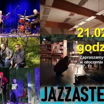 Koncert JAZZASTER przy świecach w otoczeniu książek