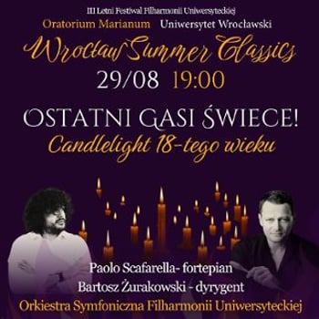 Koncert „Ostatni gasi świece – Candlelight XVIII wieku”