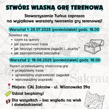 Wyjątkowe warsztaty tworzenia gry terenowej