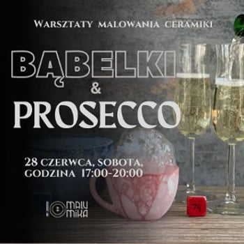 Malowanie ceramiki – Bąbelki i prosecco