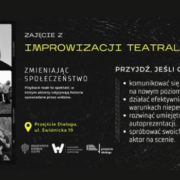 Bezpłatne warsztaty z improwizacji teatralnej od „Playback Laboratory”