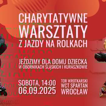 Charytatywne warsztaty z jazdy na rolkach z Fundacją WyrolujMY