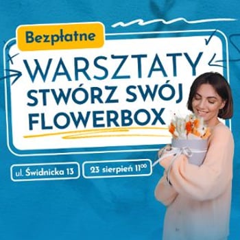 Darmowe warsztaty florystyczne – flowerbox