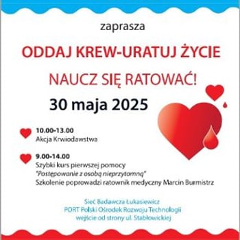 Oddaj krew – uratuj życie. Naucz się ratować