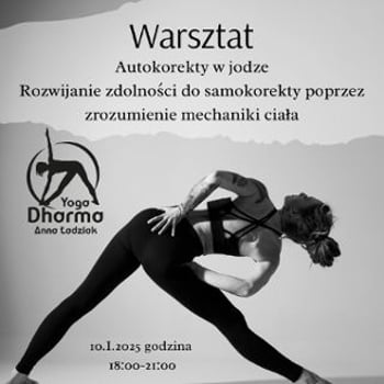 Warsztat: Autokorekta w praktyce jogi - zrozumienie mechaniki ciała