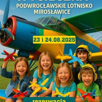 Rodzinna wycieczka edukacyjna na podwrocławskim lotnisku Mirosławice