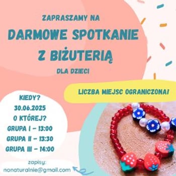 Darmowe spotkanie z biżuterią dla dzieci