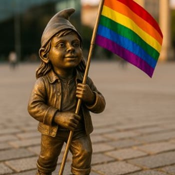 Odsłonięcie Krasnala Równiczka na Placu Wolności