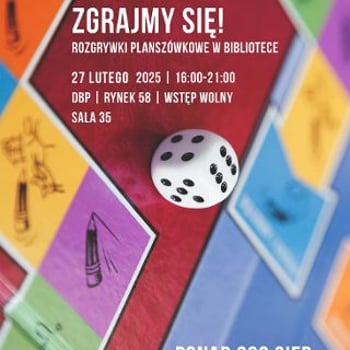 Zgrajmy Się! Rozgrywki planszówkowe dla wszystkich w bibliotece