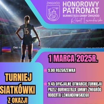 Turniej siatkówki z okazji Dnia Kobiet w Żmigrodzie