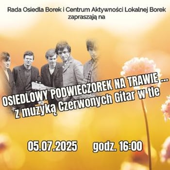 Podwieczorek na trawie z muzyką Czerwonych Gitar w tle