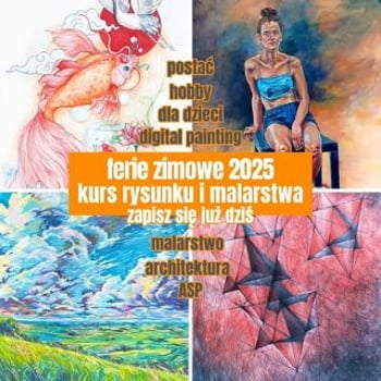 Kurs rysunku - ferie zimowe