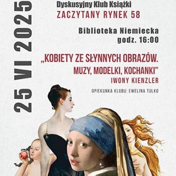 Dyskusyjny Klub Książki „Zaczytany Rynek 58”: I. Kienzler „Kobiety ze słynnych obrazów”