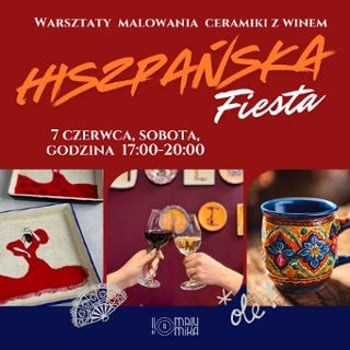 Hiszpańska fiesta – malowanie ceramiki przy winie