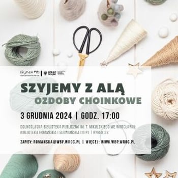 Szyjemy z Alą ozdoby choinkowe