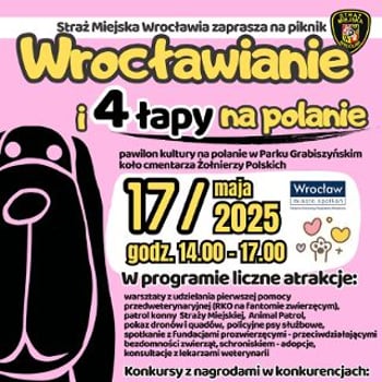 Wrocławianie i 4 Łapy na Polanie 2025 [piknik]
