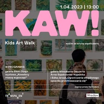 Kids Art Walk – spacer dla rodzin z dziećmi w galerii Mieszkanie Gepperta i BWA Dizajn