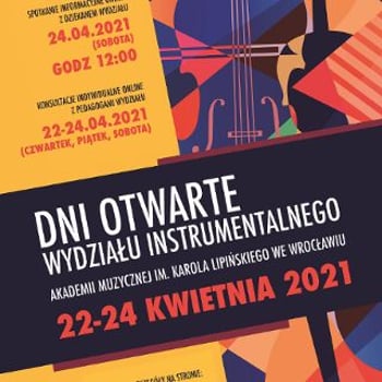 Akademia Muzyczna: Dni otwarte Wydziału Instrumentalnego online