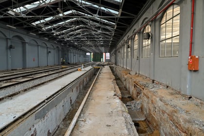 Remont hali tramwajowej na Zajezdni Tramwajowej Gaj