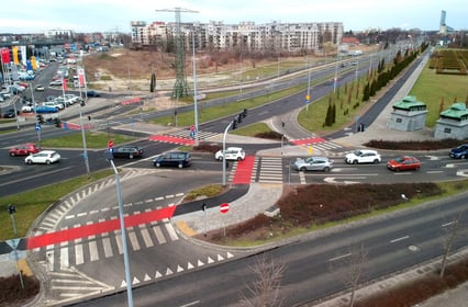 Przebudowa al. Karkonoskiej i ul. Powstańców Śląskich w celu wyznaczenia dróg i pasów rowerowych