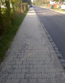Remont chodnika przy ul. Poświeckiej od nr 55 do 29