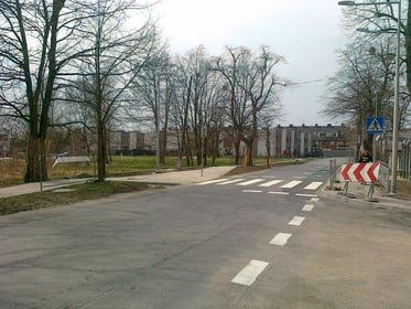 Przebudowa sięgacza ul. Borowskiej we Wrocławiu