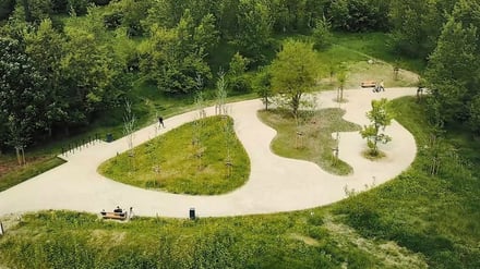 Komponent rowerowy w ramach Powiększenia Parku Klecińskiego 