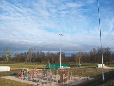 Zagospodarowanie terenu na stadionie sportowym „Zakrzów”