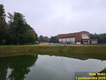 Zagospodarowanie wód opadowych na terenie Zakładu Produkcji Wody Na Grobli