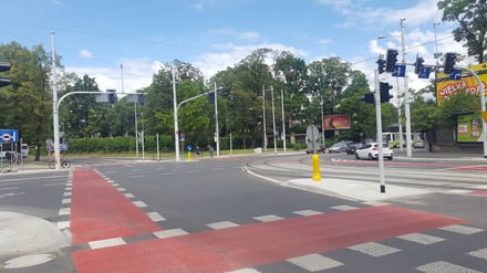 Budowa trasy tramwajowej przy ul. Hubskiej