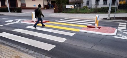 Budowa doświetlenia przejść dla pieszych na wys. Strachowskiego 7