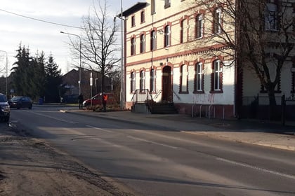 Budowa azylu dla pieszych w ul. Kamieńskiego
