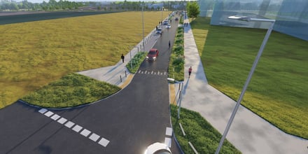 Budowa przystanków autobusowych przy ul. Kaparowej