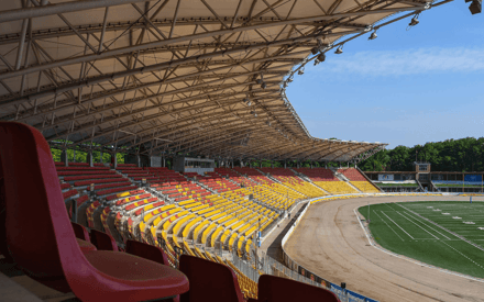 Wymiana stelaży podtynkowych w części trybuny wschodniej Stadionu Olimpijskiego