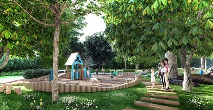 Rewitalizacja skweru wraz z budową placu zabaw przy ul. Długosza - Etap I