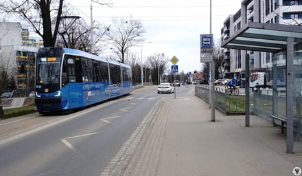 Budowa mijanki tramwajowej przy ul. Przyjaźni we Wrocławiu (1.41)