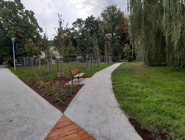 Zagospodarowanie terenu zieleńca przy ul. Żernickiej/ Objazdowej w ramach projektu nr 159/WBO 2023