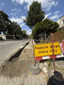 Remont chodnika na ul. Lakierniczej