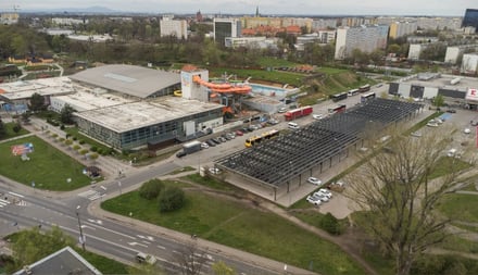 Przebudowa parkingu przy Aquapark Wrocław