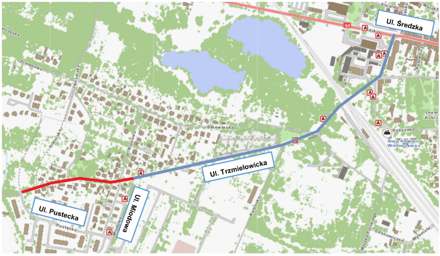 Opracowanie dokumentacji projektowej dla zadania „Przebudowa ul. Trzmielowickiej we Wrocławiu”