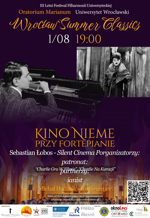 Plakat filmu Kino nieme przy fortepianie | Silent Cinema Pianist | Sebastian Łobos