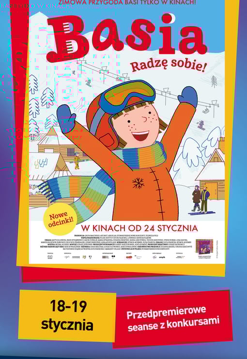 Plakat filmu Basia. Radzę sobie! – przedpremierowe seanse z konkursami